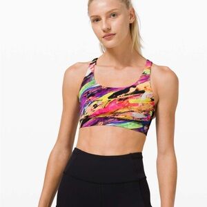 Lululemon Energy Bra Medium Support Catalyst Multi